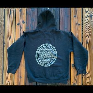 TRADED Organic Cotton SacredGeo Sri Yantra Hoodie